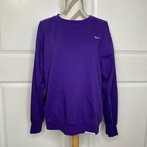 Nike Dri-Fit Large Purple Sweatshirt
